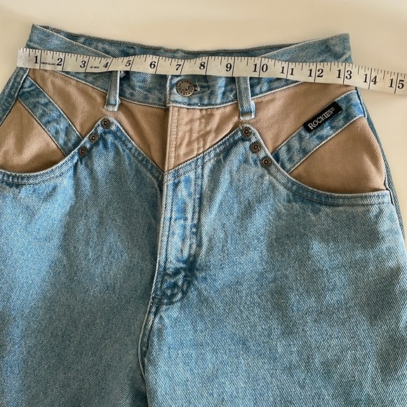 Vintage Rockies Rocky Mountain Bareback Western Cowboy Jeans size 29/9 - Picture 4 of 9